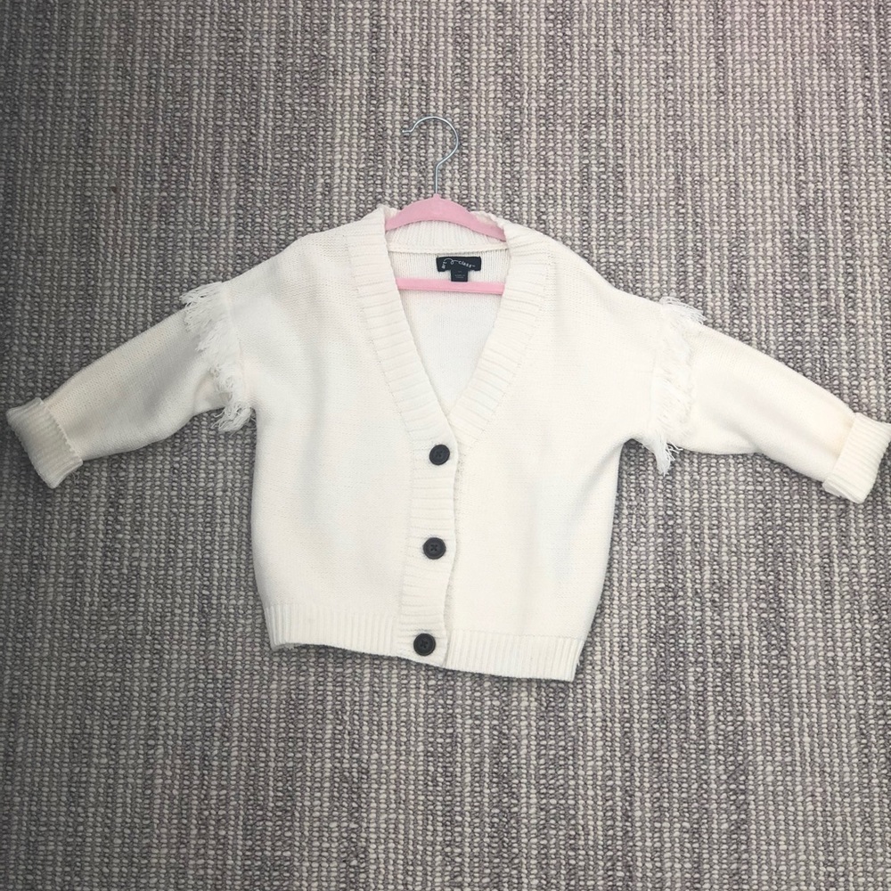 NWOT Art Class toddler fringe cardigan